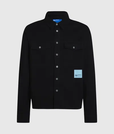 Kl Jeans Klj X Pietro Terzini Overshirt In Black