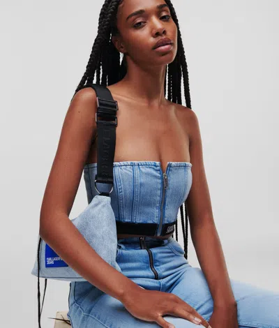Kl Jeans Klj Zip-front Bandeau Top