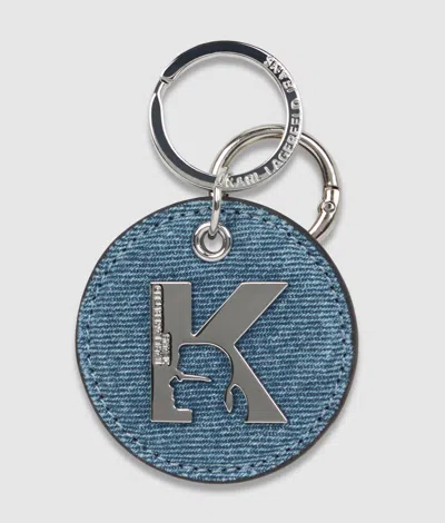 Kl Jeans K-logo Denim Keychain