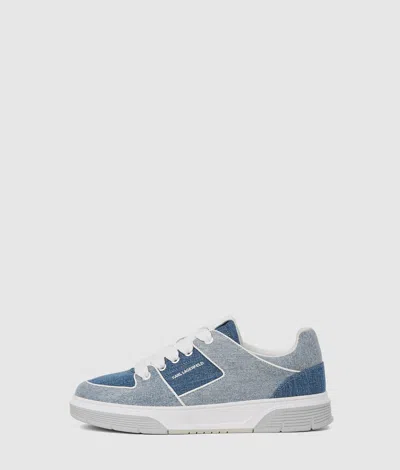 Kl Jeans Kourtney Denim Sneakers In Blue