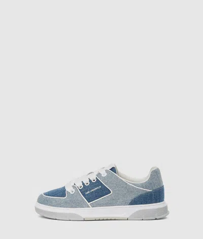 Kl Jeans Kourtney Denim Sneakers In Blue