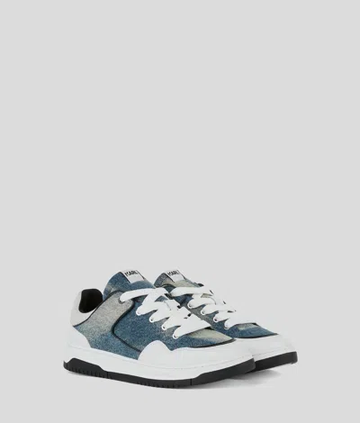 Kl Jeans Krew Denim Sneakers In Blue