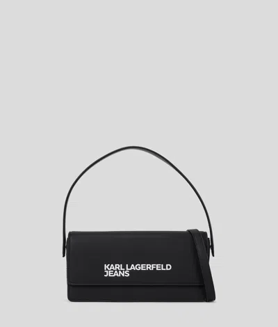 Kl Jeans Logo Crossbody Bag In Black