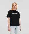 Kl Jeans Logo T-shirt In Black