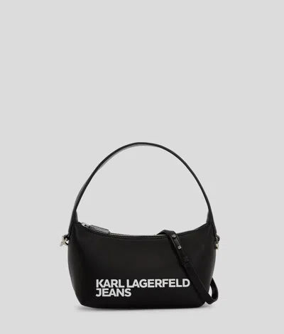 Kl Jeans Logo Top Handle Bag In Black