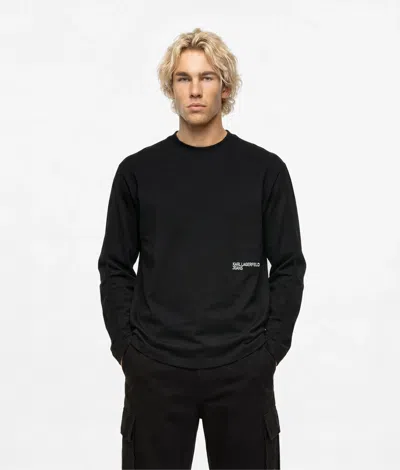 Kl Jeans Long-sleeved Seamed T-shirt