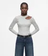 Kl Jeans Metallic-beschichteter Pullover In Silver
