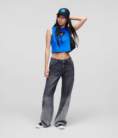 Kl Jeans Mid Rise Relaxed Ombre Jeans