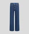 Kl Jeans Mid-rise Split-hem Relaxed Jeans