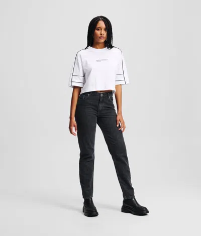 Kl Jeans Mom Jeans In Black