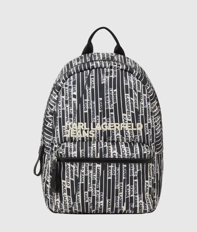 Kl Jeans Nylon Linear Logo Backpack