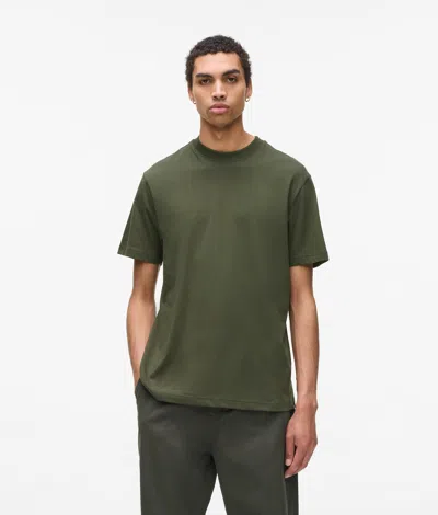 Kl Jeans Patch Logo T-shirt In Green