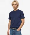Kl Jeans Patch Logo T-shirt In Blue