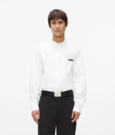 Kl Jeans Poplin Shirt In White