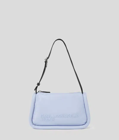 Kl Jeans Puffy Shoulder Bag In Purple
