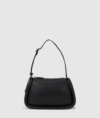Kl Jeans Puffy Shoulder Bag In Black