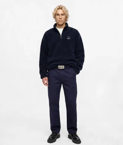 Kl Jeans Relaxed Chino Pants In Black