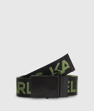 Kl Jeans Reversible Webbing Belt