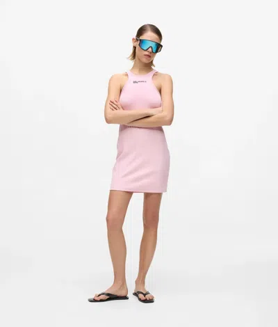 Kl Jeans Ribbed Racer Dress