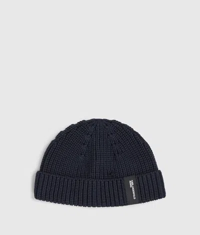 Kl Jeans Rib-knit Docker Beanie