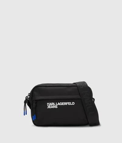 Kl Jeans Sac Caméra En Nylon Avec Logo In Noir