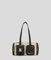 Kl Jeans Schultertasche Aus Canvas Im Utility-stil In Multi