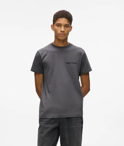 Kl Jeans Slim-fit T-shirt In Metallic