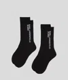 Kl Jeans Socken Mit Logo – 2er-set In Black