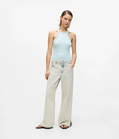 Kl Jeans Split-hem Mid-rise Relaxed Jeans