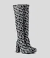 Kl Jeans Stak Heel Ii Boots