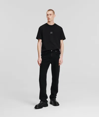 Kl Jeans Straight Jeans In Black