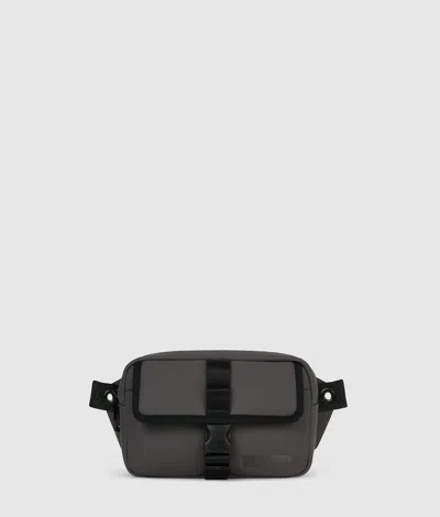 Kl Jeans Strap Belt Bag In Metallic