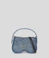 Kl Jeans Sunglasses Denim Top-handle Bag