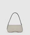 Kl Jeans Sunglasses Studded Shoulder Bag In Gray