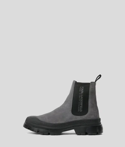Kl Jeans Trekka Boots In Gray
