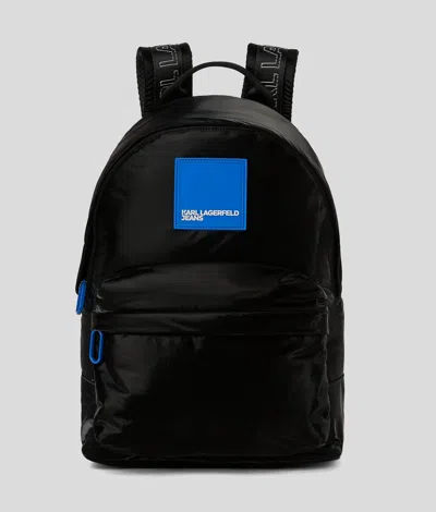 Kl Jeans Ubran Nylon Backpack In Black