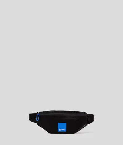 Kl Jeans Ubran Nylon Belt Bag In Black