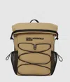 Kl Jeans Utility Drawstring Backpack In Brown