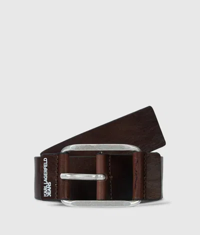 Kl Jeans Vintage Leather Belt