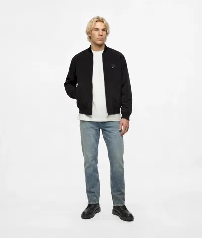 Kl Jeans Vintage Wash Tapered Jeans In Blue