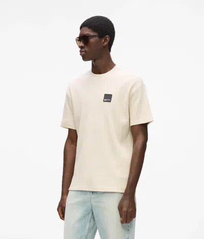 Kl Jeans Waffle T-shirt In Gray