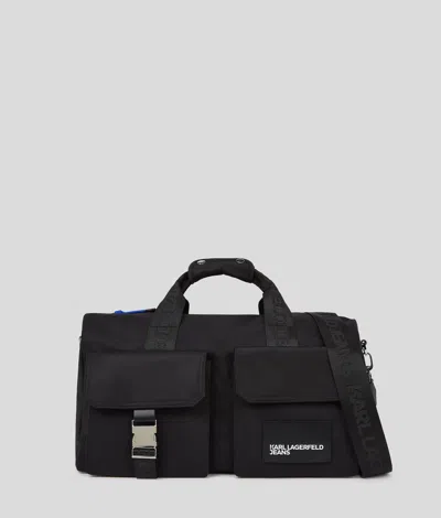 Kl Jeans Weekender Bag In Black