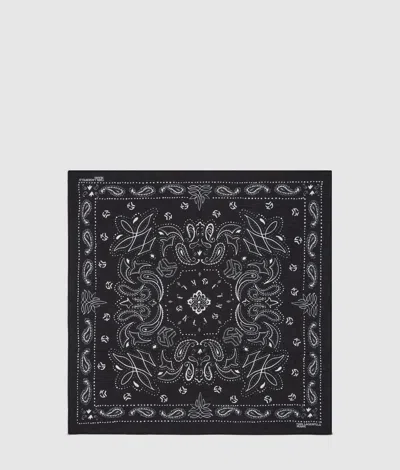 Kl Jeans Western Bandana Scarf In Black