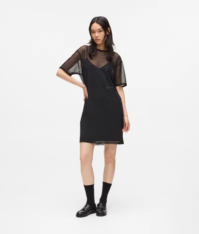 Kl Jeans Woman In Black