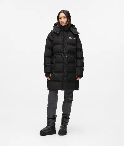 Kl Jeans Woman In Black