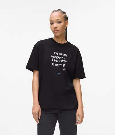 Kl Jeans Woman In Black