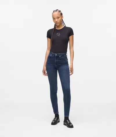 Kl Jeans Woman In Blue