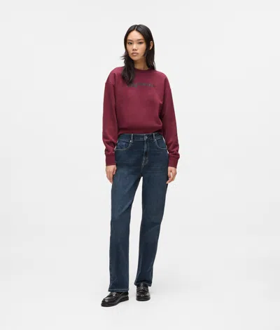 Kl Jeans Woman In Blue