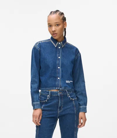Kl Jeans Woman In Blue