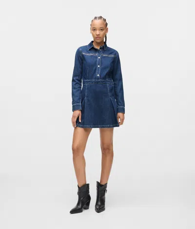 Kl Jeans Woman In Blue